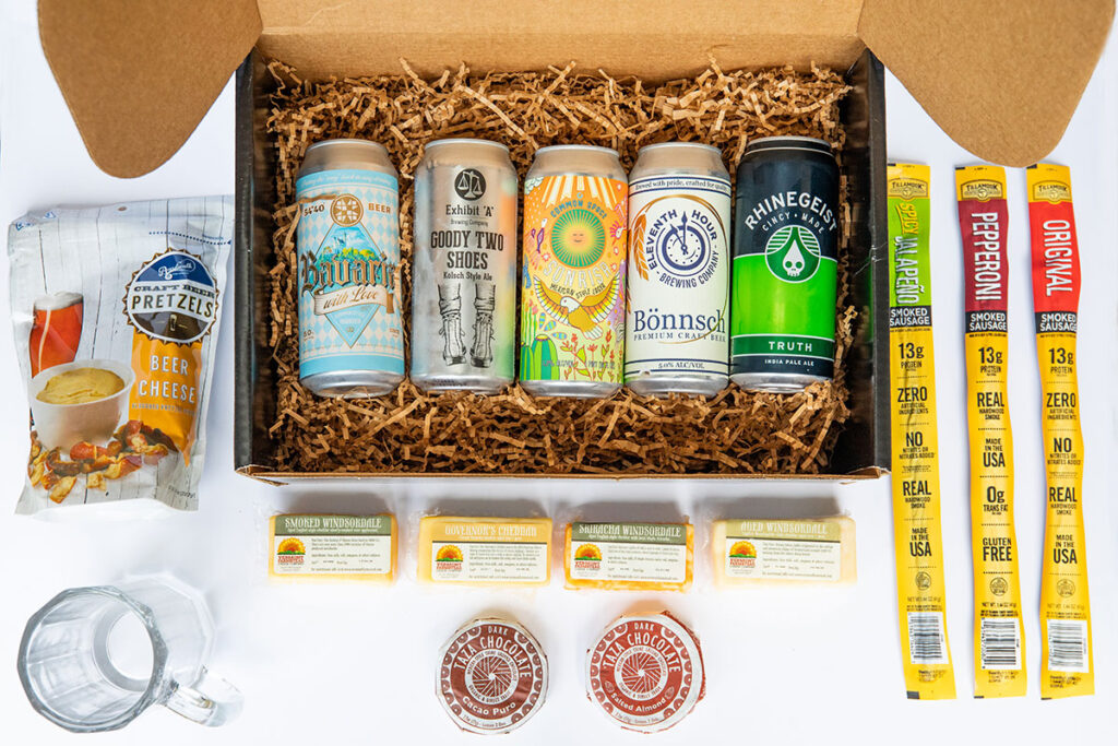 Unboxed Experiences Beer & Cheese pairing